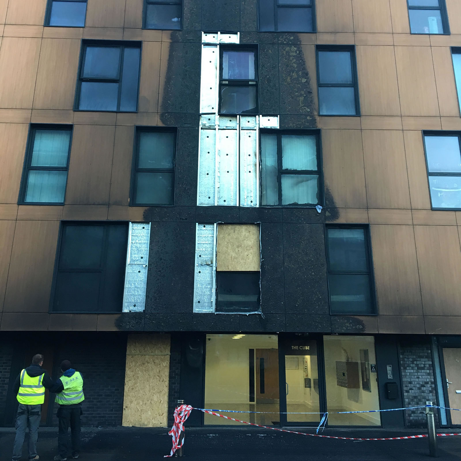 cladding repair cube fire